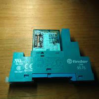 Relè Finder 40.52 + zoccolo 95.75 24V Dc