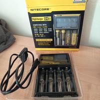 caricabatterie NITECORE Digicharger D4 EU