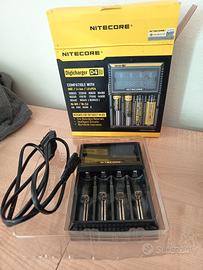 caricabatterie NITECORE Digicharger D4 EU