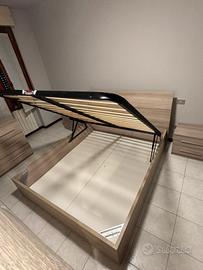 Letto matrimoniale con contenitorr