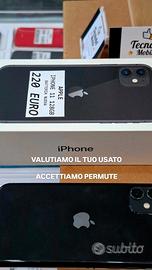 IPHONE 11 128GB batteria nuova