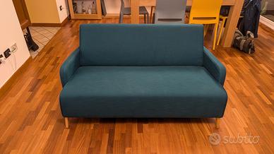 Divano 2/3 posti verde petrolio