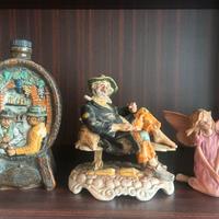 Stock oggettistica-porcellana, vetro, statue