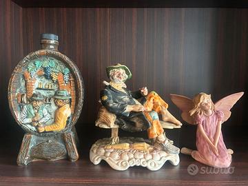 Stock oggettistica-porcellana, vetro, statue