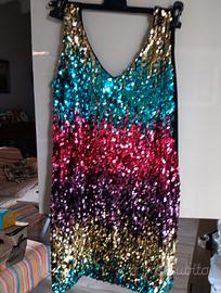 canotta o miniabito paiettes