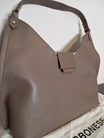 BORBONRSE ORIGINALE - borsa a spalla TORTORA