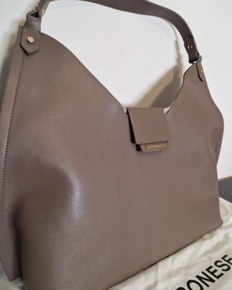 BORBONRSE ORIGINALE - borsa a spalla TORTORA