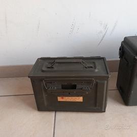 cassa  piccola militare vintage