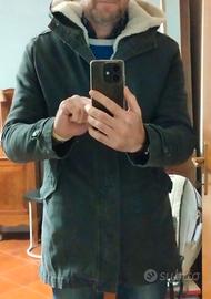 parka uomo con imbottiture removibile