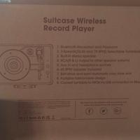 Suitcase wireless record player