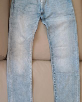 Jeans chiaro skinny uomo