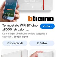Termostato wifi bticino