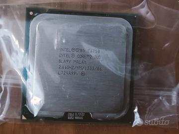 CPU Intel core 2 duo