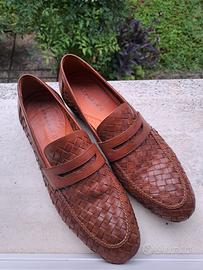 Scarpe CAFê NOIR cuoio intrecciato
