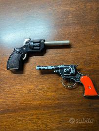 Pistole giocattolo Mondial e anonima anni sessanta