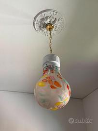 2 Lampadari in vetro – stile veneziano