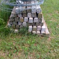 Pali in cemento 8 x 8 cm lunghi 3 mt