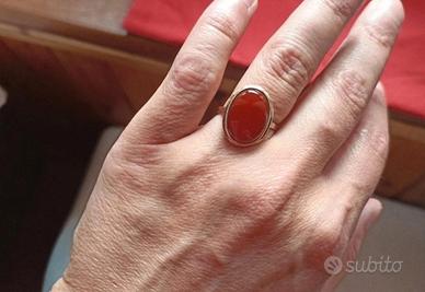 anelli in lapis e corniola argento 925
