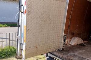 rampa in alluminio per furgone 