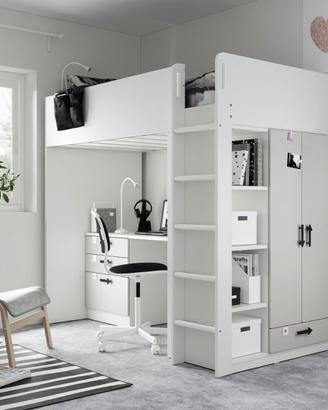 Letto soppalco SMÅSTAD IKEA