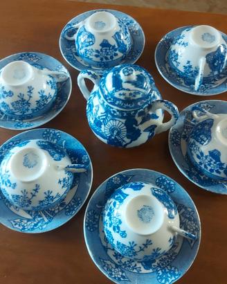 Servizio da Tè Vintage Blue Willow Porcellana