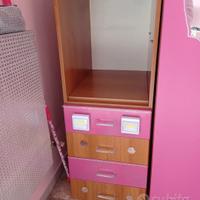 cassettiera libreria 