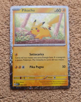 carta Pikachu 2025 della collezione McDonald's