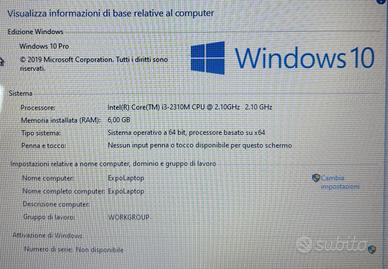 Sony VAIO VPCEJ1C5E 17" in perfette condizioni