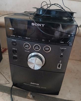 impianto micro hi-fi  Sony con casse 