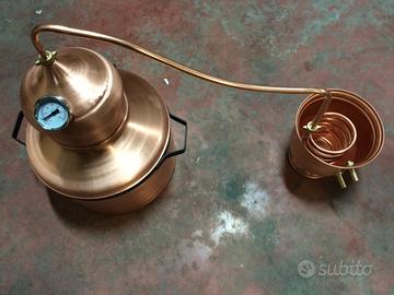 Alambicco distillatore da 23 litri a serpentina