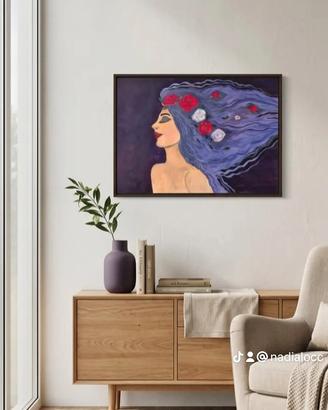Quadro d'autore "Anima in Fiore"