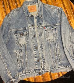 Giubbotto jeans, Levi’s uomo, taglia XL, anni 80