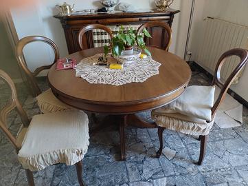 Tavolo rotondo + sedie