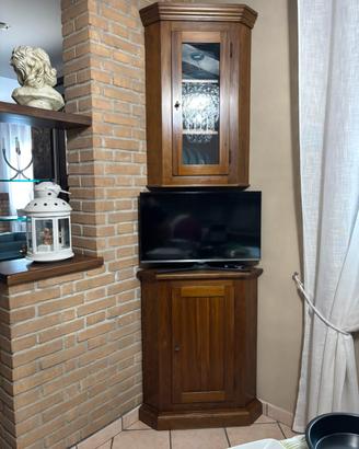 Vetrinetta ad angolo porta TV