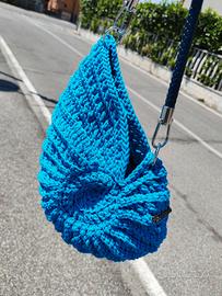 borsa uncinetto conchiglia