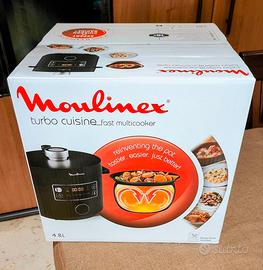 Moulinex CE7548 Turbo Cuisine Multicooker Veloce, 5 Litri, Pentola a  Pressione Elettrica, Robot da Cucina Multifunzione