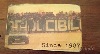 Calcio Ultras Lazio bigliettino 1987 