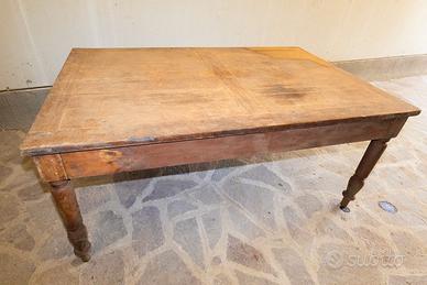 Tavolo antico originale Toscano in Cipresso