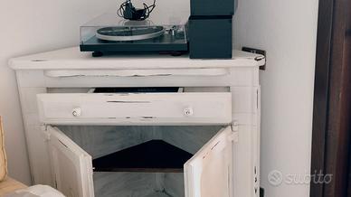 Angoliera in castagno