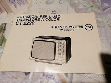 Istruzioni uso televisore CT 2220 Kronosystem 