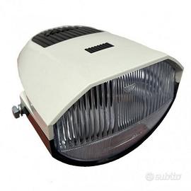 Faro anteriore ciclomotori epoca grigio e nero