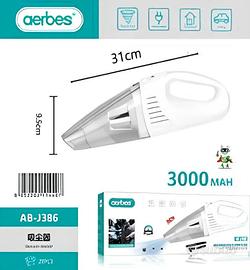 Aspirabriciole Portatile Ricaricabile Casa Auto