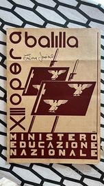 Pagella fascista anni 30 regno d’italia