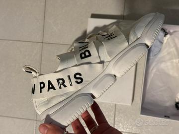 Balmain B-Bold Bianche Uomo 45 Scatola Orig.