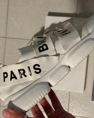 Balmain B-Bold Bianche Uomo 45 Scatola Orig.
