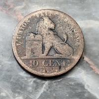 10 centimes 1833 belgio