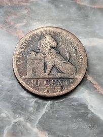 10 centimes 1833 belgio