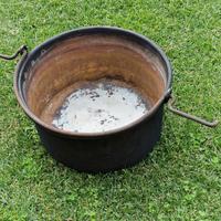 Paiolo in rame per polenta diametro 40 cm