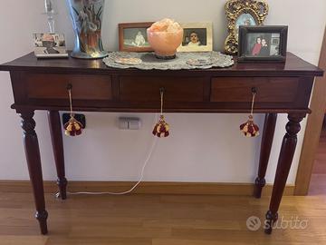 Console in legno