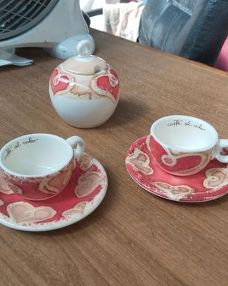 set  thun 2tazzine caffè e zuccheriera  come nuovo